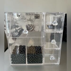 Clear Acrylic Makeup Organizer with Drawers